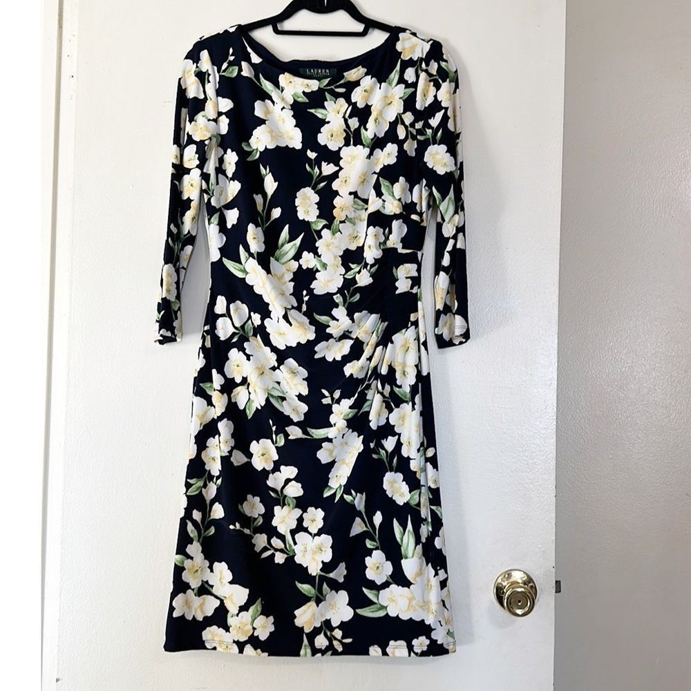 Ralph Lauren lined floral dress
